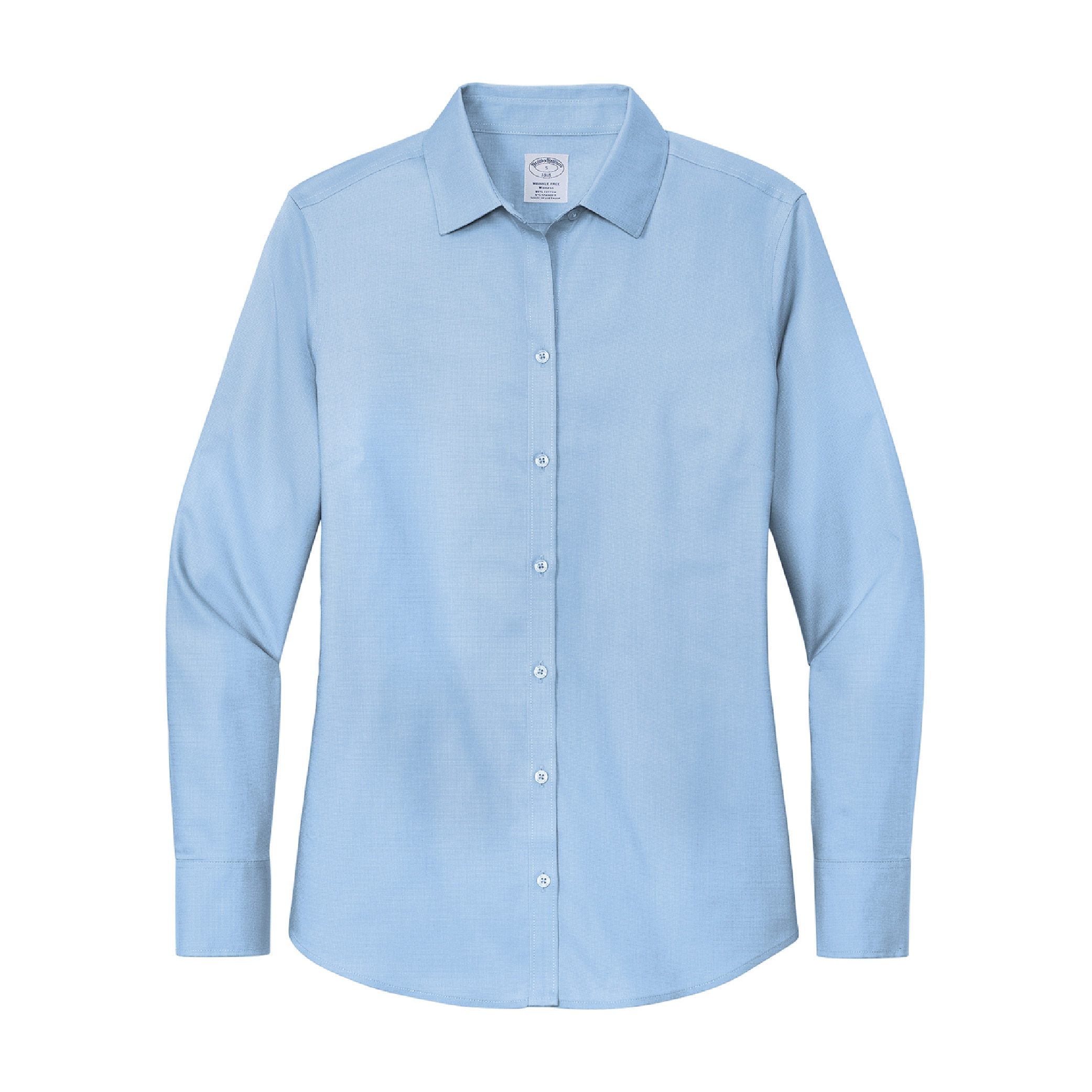 Brooks Brothers Women's Wrinkle-Free Stretch Nailhead - Newport Blue